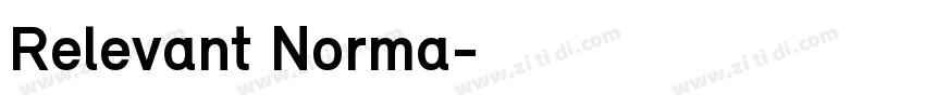 Relevant Norma字体转换